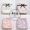 Nhật Bản cotton đen gợi cảm đồ lót phụ nữ eo thấp vải cotton nơ tam giác hộp quà tặng - Bộ quà tặng