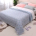 Trải giường đơn mảnh Hàn Quốc chần mùa hè mát điều hòa không khí chần trải giường cover 1.8 m giường mùa hè mỏng chăn đơn Trải giường