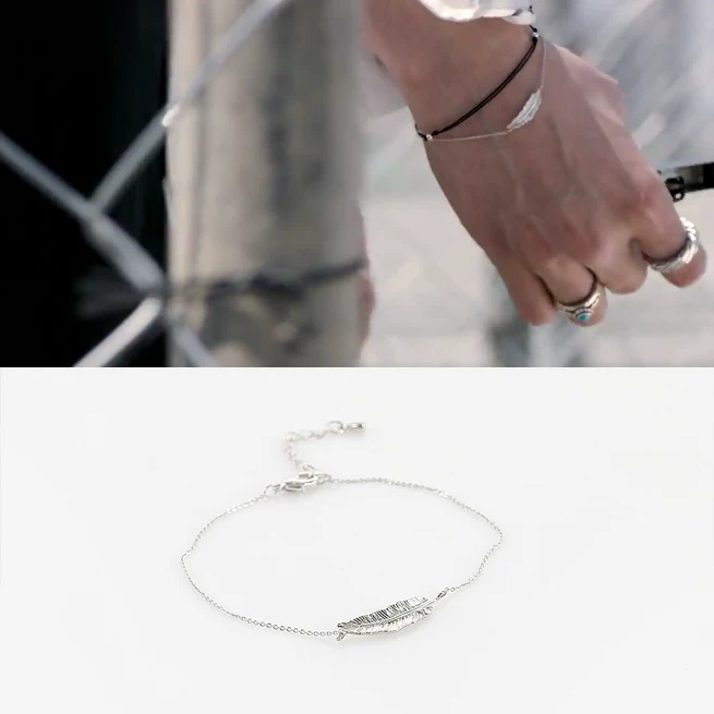 Xingmei BTS BTS MV Star MV Small Feather Bracelet Star Surrounding Accessories