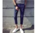Tám quần nam hoang dã quần nam mỏng của Hàn Quốc phiên bản của xu hướng của quần vải quần âu sinh viên Slim chân 8 quần