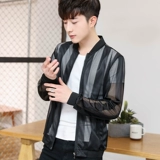 Мужская летняя одежда для защиты от солнца, ультратонкая дышащая куртка, уличный трендовый плащ для школьников, в корейском стиле
