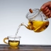 Ấm trà nhiệt độ cao chịu nhiệt lọc trà nhà kính ấm đun nước trà nhỏ nếm trà kung fu bộ bộ ấm chén uống trà Trà sứ