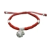 999 sterling bạc vòng chân nữ dây đỏ đan tay cung điện chuyển hạt năm nay món quà trang sức gợi cảm - Vòng chân