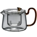 居 Ấm trà thủy tinh chịu nhiệt Hộ gia đình nhiệt độ cao Bộ trà Kung Fu Bếp điện bằng gốm Nấu ấm trà Bộ lọc ấm trà - Trà sứ