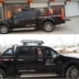 Jiangling Baodian domain Tiger T3T5T7 xe bán tải khung hàng đầu bằng nhôm hợp kim thanh tải với khóa kệ hành lý chéo khung - Roof Rack