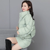 Cotton 2018 mới xuống chất liệu cotton phù hợp với thời trang nữ mùa đông dày cotton ngắn váy hai dây ao phao nu