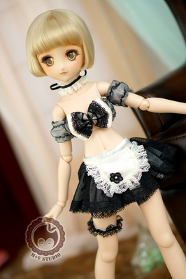 taobao agent [Meow House] Bow's maid dress sexy anti -chromatin shift DD/DY, MDD.MSD baby clothes