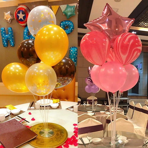 Стол для воздушного шарика плавающего небольшого магазина Открытие стола украшения вечеринка по случаю дня рождения свадебный файл шарионный стол