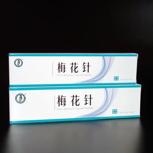 Zhang Zhongjing Brand Brand Plum Blosm Blossom Игла Медицинская семиэтажная игольная кожа Pinrse гематопоэтическая игла одиночная двойная заголовка 10 бесплатная доставка