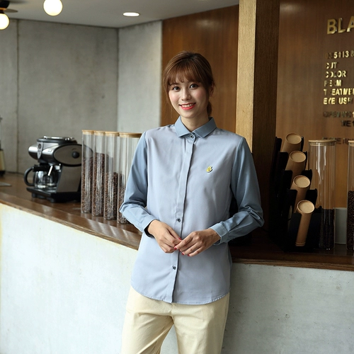 Слухи о отеле фаст -фуд Hotpot Hotel Western Restaurant Официант рабочая одежда длинная женская осень и зимняя установка