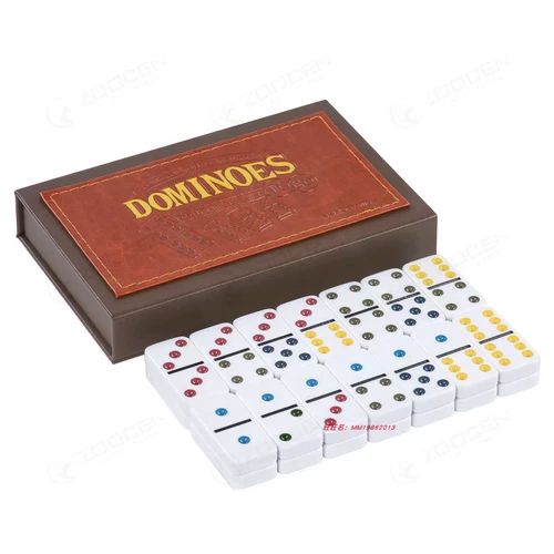 Wild Dart 2 рисует костяную карту, двойной шесть шесть слоновых ногтей, Domino, 28 Домино
