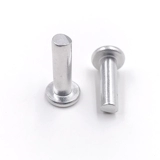 GB109 Плоская алюминиевая заклепка с твердыми алюминиевыми гвоздями Willow Nails Knockting Aluminum Brivet M3M4M5M6