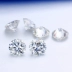 Chính hãng siêu trắng Mosang đá trần đá kim cương vỡ 18K nhẫn vàng nữ 1 carat mô phỏng kim cương nhẫn nam tùy chỉnh vòng cổ