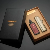 Классическая ветрозащитная медная ретро старомодная зажигалка на керосине, ностальгия