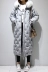 Chống mùa giải phóng mặt bằng xuống áo khoác nữ phần dài Hàn Quốc phiên bản của đầu gối 2018 mới lỏng siêu lớn cổ áo lông dày áo triều