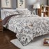 [White Monet] đặc biệt cung cấp * xuất khẩu Mỹ đam mê mùa thu sparrow boutique chần giường bìa ba mảnh Trải giường