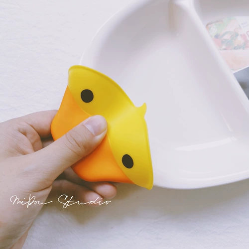 B.Duck, японские импортные милые силиконовые перчатки, (в наличии на складе), защита от ожогов, 2 шт