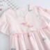 Dễ thương ngắn tay cotton đêm nữ mùa hè mỏng phần cotton hai lớp gạc đồ ngủ gợi cảm dịch vụ nhà ren - Đêm đầm váy mùa đông Đêm đầm