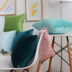 Nhung rắn màu nhung gối đệm đơn giản hiện đại sang trọng gối sofa lớn đệm giường trở lại đệm Chăn gối văn phòng 2 trong 1 Trở lại đệm / Bolsters