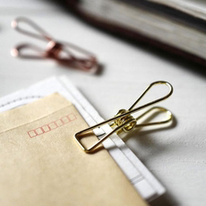 Зажим для бумаги 台湾tools to liveby镂空长尾夹
