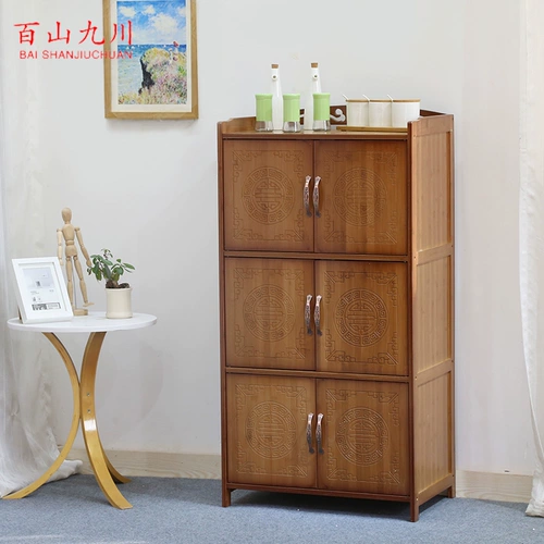 Бейнский джиухуанский бамбук Химинг шкаф простой шкаф для хранения простые и современные бесплатные комбинации