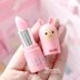 Pink Girl Heart Cartoon Dâu Son môi giữ ẩm Lip Balm Long Lasting Moisturising Lip Female Student Lip Balm - Son môi black rouge a06 Son môi