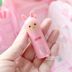 Pink Girl Heart Cartoon Dâu Son môi giữ ẩm Lip Balm Long Lasting Moisturising Lip Female Student Lip Balm - Son môi black rouge a06 Son môi