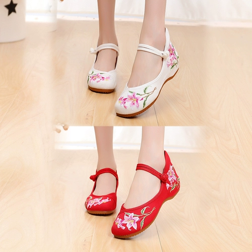 Обувь, туфли, дышащие этнические танцующие слипоны, этнический стиль