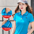 Paul lapel POLO áo sơ mi nữ tay ngắn cỡ lớn phiên bản Hàn Quốc 2019 mới nữ chất liệu cotton trắng cổ áo thun nữ - Cộng với kích thước quần áo mẫu áo len nữ đẹp 2020 Cộng với kích thước quần áo