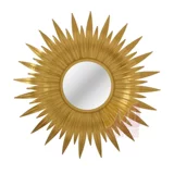 Украшение, круглое зеркало для гостиной на солнечной энергии, в американском стиле