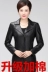 Quần áo trung thu xuân hè Mẹ tải da nữ Phụ nữ trung niên da ngắn đoạn lớn áo khoác nữ áo khoác da Hàn Quốc blazer da Quần áo da