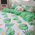 Hàn quốc green home control bộ đồ giường mùa hè bốn mảnh linen quilt cover ký túc xá sinh viên 1.2 m ba mảnh Bộ đồ giường bốn mảnh