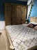 Nội thất showroom mẫu đặc biệt xử lý gỗ rắn giường đôi 1,8 m giường gỗ sồi màu tủ quần áo - Bộ đồ nội thất