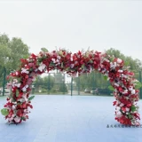 Новое свадебное украшение, полное цветов, архи шелковые цветы декоративное железорудное стенд свадебный праздник дверь полные цветы