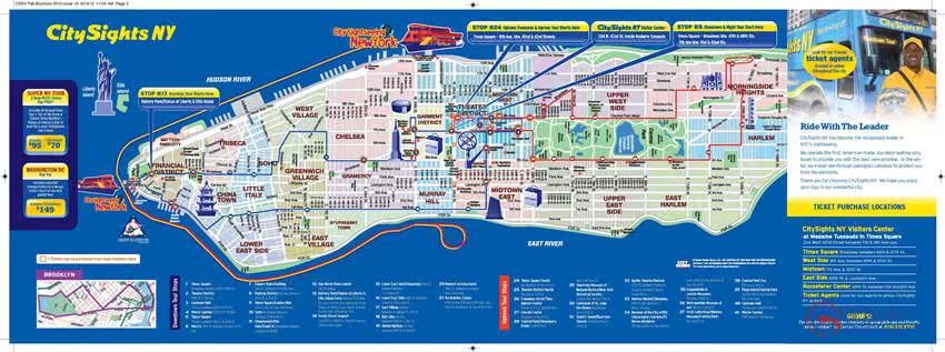 纽约双层观光巴士