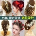 Hoa cô dâu đầu phụ kiện tóc Hàn Quốc cưới trắng thủ công phụ kiện tóc đặt phụ kiện tóc váy cưới bánh mì nướng phụ kiện quần áo