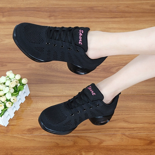 Белая обувь, танцующие дышащие спортивные туфли, мягкая подошва