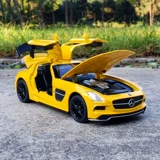 Mercedes Benz, реалистичная модель автомобиля, гоночный автомобиль, маятник, игрушечная машина для мальчиков, масштаб 1:32