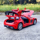 Mercedes Benz, реалистичная модель автомобиля, гоночный автомобиль, маятник, игрушечная машина для мальчиков, масштаб 1:32