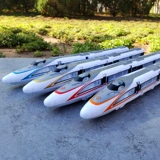 Поезд из сплава Fuxing, высокоскоростная железнодорожная модель, имитация металла, модель EMU Harmony, звуковая и световая игрушка с голосовой спинкой