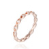 Nhật Bản Hàn Quốc mạ vàng hồng 18k cá tính hoang dã kim cương rỗng rỗng trang trí nhẫn nữ khớp nhẫn thủy triều người - Nhẫn nhẫn kim cương Nhẫn