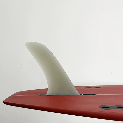 Hongtuo Outdoor Surfing 11 -inc -inc -in -Brown Tail Rudder Monochrome Hand Melling Hail Rudder Длинная доска с одним стеклянным волокнистым хвостовым плавником