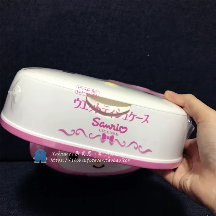 [日本Kitty\\melody正品除菌無香料純水手口家用可以替换湿巾限定]