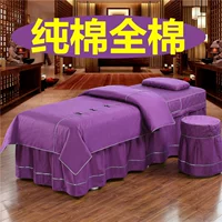 Simple bông denim bedspread vẻ đẹp thẩm mỹ viện Continental 100% bedspread bông trải giường massage Body - Trang bị tấm bộ ga giường spa