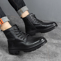 Martens, демисезонные универсальные высокие сапоги в английском стиле для кожаной обуви, ботинки, 2020