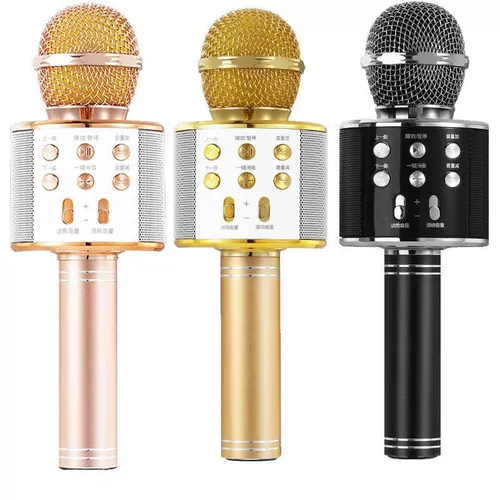 Мобильный телефон National K Song Wireless Bluetooth Microphone Microphone Microphone K Gingbao Artio -One -One -Piece