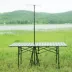 Geweijie ngoài trời nâng bàn gấp và ghế hợp kim nhôm di động nơi du lịch đơn giản để quảng bá bàn và quầy hàng công nghiệp
