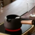 Ấm trà Yilong Máy pha trà thủy tinh chịu nhiệt Ấm trà Máy pha trà gốm lọc bên nồi nồi Kung Fu - Trà sứ ly uống trà Trà sứ