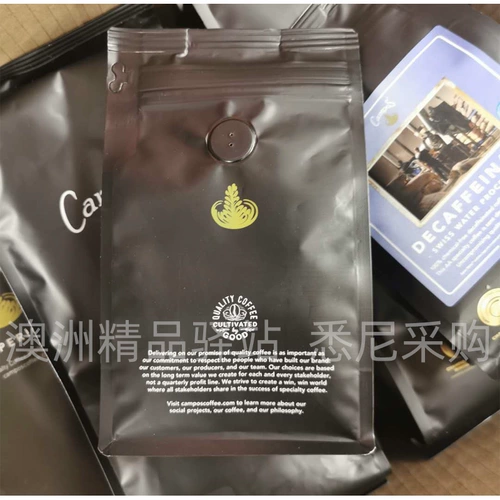 Baozhi Mail Australia, чтобы купить оригинальный Campos Dark City Mellow Coffee Beans Deep Roasting Rich Fragrance
