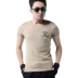 Quân đội ngoài trời nguồn cung cấp quạt quần áo ngắn tay cổ tròn cotton căng chặt chẽ T-Shirt battlefield đen eagle hình mồ hôi thấm thở Những người đam mê quân sự hàng may mặc / sản phẩm quạt quân đội